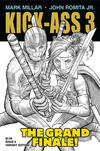 Cover Thumbnail for Kick-Ass 3 (2013 series) #8 [John Romita Jr. Black & White Variant]