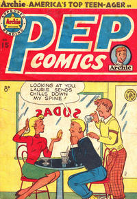 Cover Thumbnail for Pep Comics (H. John Edwards, 1951 series) #15