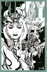 Cover Thumbnail for Kirby: Genesis (Dynamite Entertainment, 2011 series) #4 [Black & White Retailer Incentive by Ryan Sook]