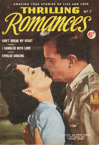 Cover Thumbnail for Thrilling Romances (World Distributors, 1950 ? series) #7