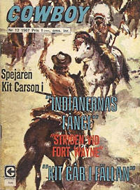 Cover Thumbnail for Cowboy (Centerförlaget, 1951 series) #12/1967