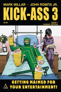 Cover Thumbnail for Kick-Ass 3 (Marvel, 2013 series) #7 [Paolo Rivera Variant]
