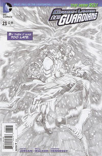 Cover Thumbnail for Green Lantern: New Guardians (DC, 2011 series) #23 [Rags Morales Sketch Cover]