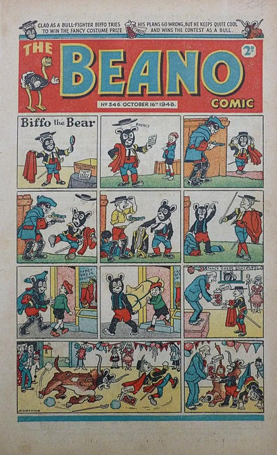 Cover for The Beano Comic (D.C. Thomson, 1938 series) #346