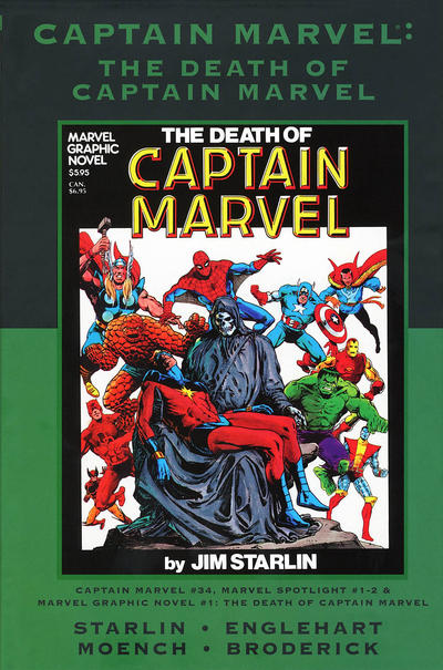 Cover for Marvel Premiere Classic (Marvel, 2006 series) #43 - Captain Marvel: The Death of Captain Marvel [Direct]