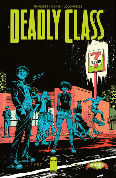 Cover for Deadly Class (Image, 2014 series) #1 [DCBS Retailer Exclusive]