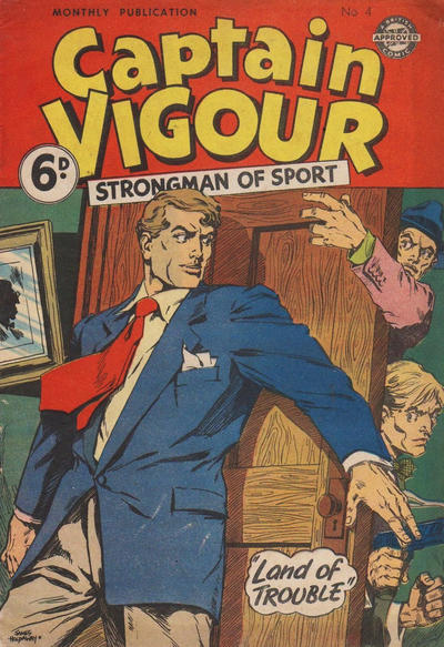 Cover for Captain Vigour (L. Miller & Son, 1952 series) #4