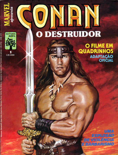 Cover for Conan, o Destruidor (Editora Abril, 1985 series) #1
