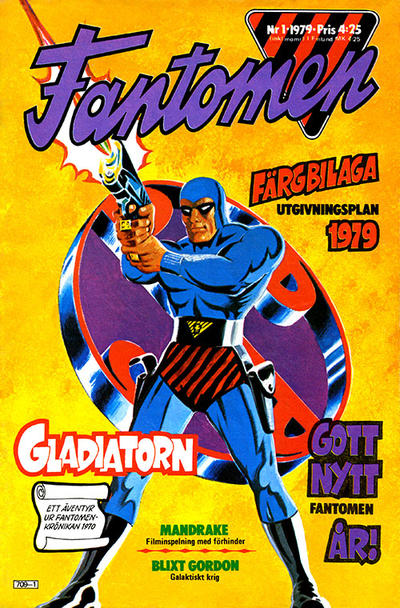 Cover for Fantomen (Semic, 1958 series) #1/1979