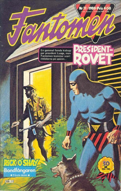 Cover for Fantomen (Semic, 1958 series) #11/1980