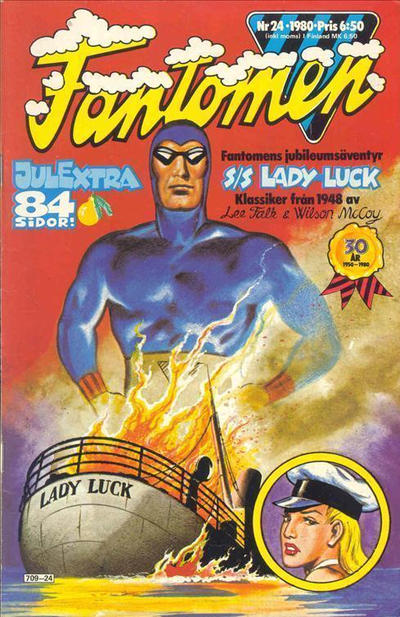 Cover for Fantomen (Semic, 1958 series) #24/1980