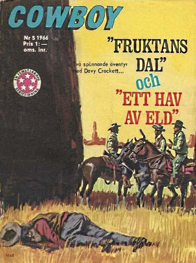 Cover for Cowboy (Centerförlaget, 1951 series) #5/1966