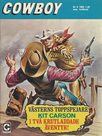Cover for Cowboy (Centerförlaget, 1951 series) #8/1968