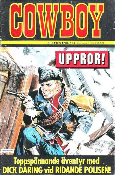Cover for Cowboy (Centerförlaget, 1951 series) #4/1970