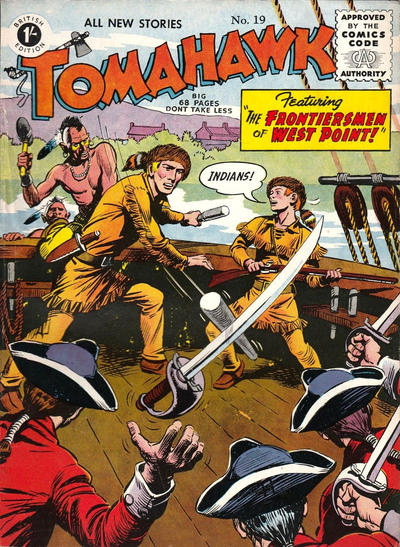 Cover for Tomahawk (Thorpe & Porter, 1954 series) #19