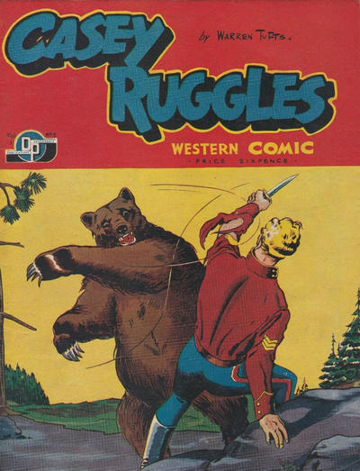 Cover for Casey Ruggles Western Comic (Donald F. Peters, 1951 series) #5