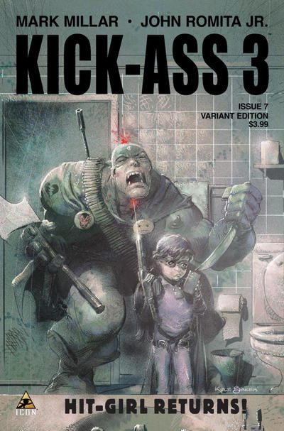 Cover for Kick-Ass 3 (Marvel, 2013 series) #7 [Kyle Baker Variant]