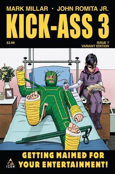 Cover for Kick-Ass 3 (Marvel, 2013 series) #7 [Paolo Rivera Variant]