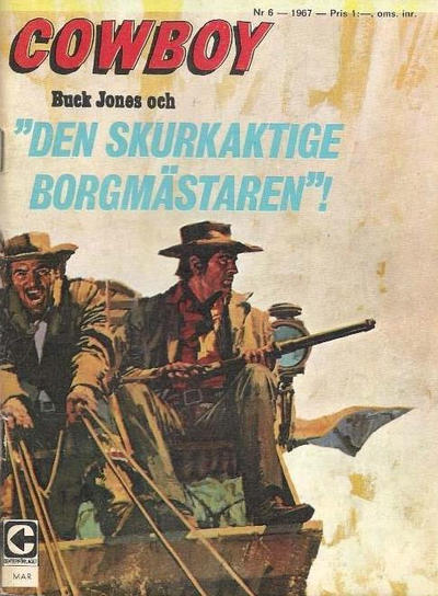 Cover for Cowboy (Centerförlaget, 1951 series) #6/1967