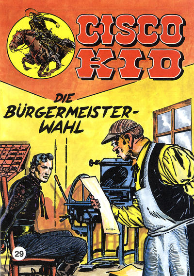 Cover for Cisco Kid (CCH - Comic Club Hannover, 1993 series) #29