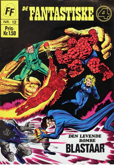 Cover for De fantastiske 4 (I.K. [Illustrerede klassikere], 1967 series) #12