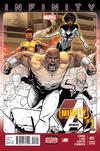 Cover Thumbnail for Mighty Avengers (2013 series) #1 [Retailer Incentive Color Fade Variant by Greg Land]