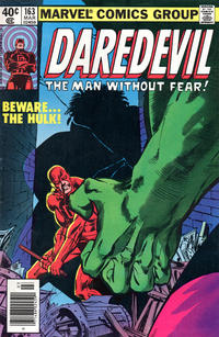 Cover for Daredevil (Marvel, 1964 series) #163 [Newsstand]