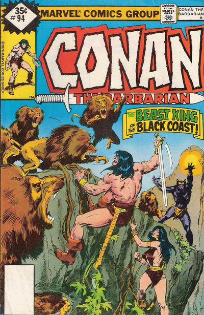 Cover for Conan the Barbarian (Marvel, 1970 series) #94 [Whitman]