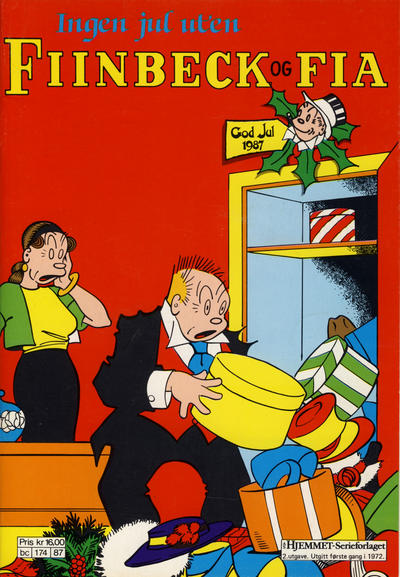 Cover for Fiinbeck og Fia (Hjemmet / Egmont, 1930 series) #1987