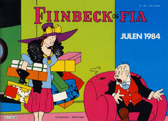 Cover for Fiinbeck og Fia (Hjemmet / Egmont, 1930 series) #1984