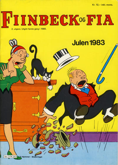 Cover for Fiinbeck og Fia (Hjemmet / Egmont, 1930 series) #1983