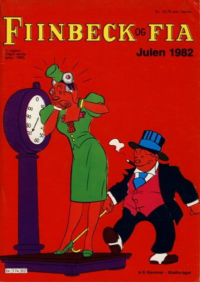 Cover for Fiinbeck og Fia (Hjemmet / Egmont, 1930 series) #1982