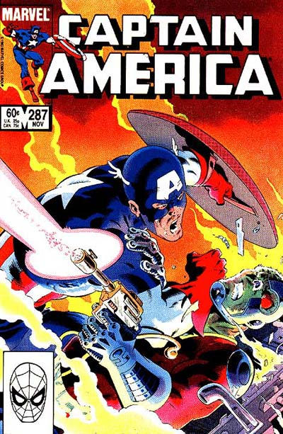 Cover for Captain America (Marvel, 1968 series) #287 [Direct]