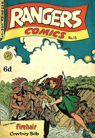 Cover for Rangers Comics (H. John Edwards, 1950 ? series) #18