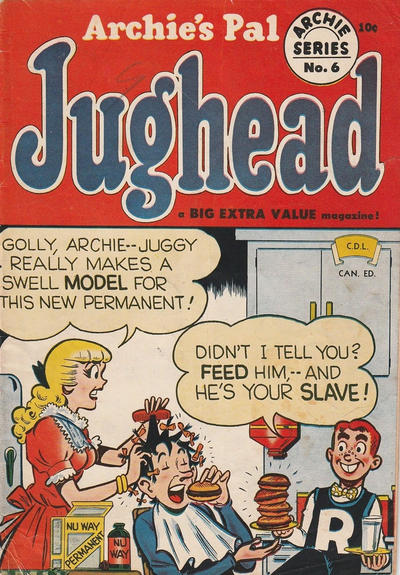 Cover for Archie's Pal Jughead Comics (Bell Features, 1949 series) #6