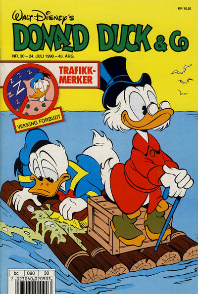 Cover for Donald Duck & Co (Hjemmet / Egmont, 1948 series) #30/1990