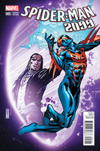 Cover Thumbnail for Spider-Man 2099 (Marvel, 2014 series) #5 [Variant Edition - Rick Leonardi]