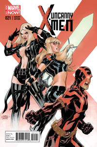 Cover for Uncanny X-Men (Marvel, 2013 series) #21 [Terry Dodson]