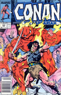 Cover Thumbnail for Conan the Barbarian (Marvel, 1970 series) #205 [Newsstand]