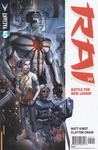 Cover Thumbnail for Rai (Valiant Entertainment, 2014 series) #5 [Cover A - Clayton Crain]