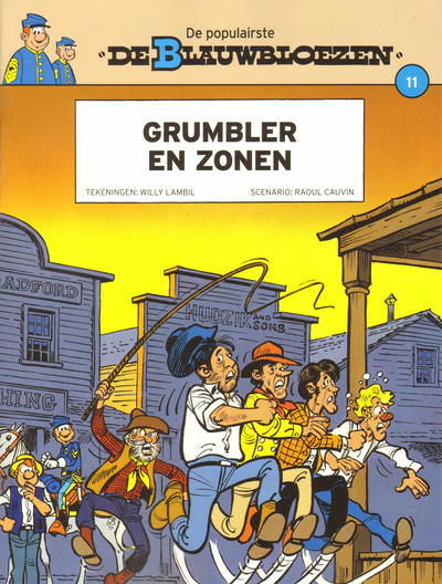 Cover for De Blauwbloezen (Dupuis, 2014 series) #11 - Grumbler en zonen