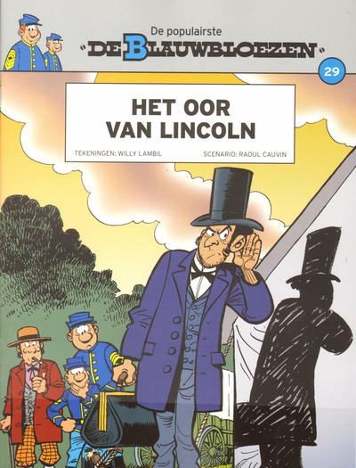Cover for De Blauwbloezen (Dupuis, 2014 series) #29 - Het oor van Lincoln