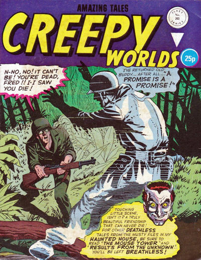 Cover for Creepy Worlds (Alan Class, 1962 series) #203
