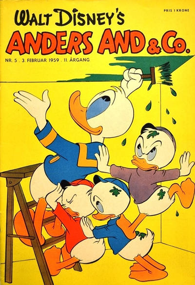 Cover for Anders And & Co. (Egmont, 1949 series) #5/1959