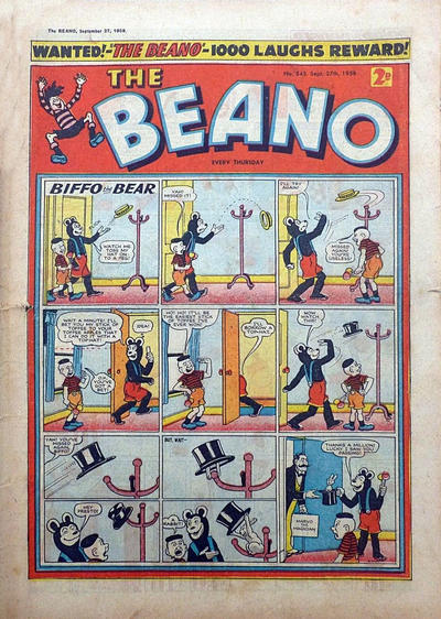 Cover for The Beano (D.C. Thomson, 1950 series) #845