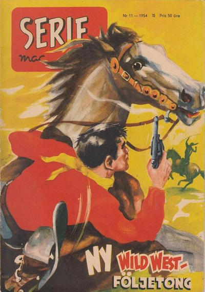 Cover for Seriemagasinet (Centerförlaget, 1948 series) #11/1954