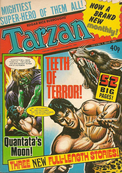 Cover for Tarzan Monthly (Byblos Productions, 1981 series) #1