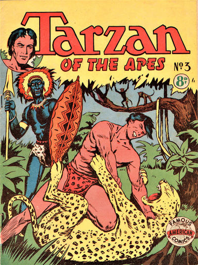 Cover for Tarzan of the Apes (New Century Press, 1954 ? series) #3