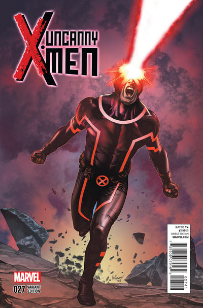 Cover for Uncanny X-Men (Marvel, 2013 series) #27 [Mico Suayan]