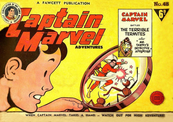 Cover for Captain Marvel Adventures (Cleland, 1946 series) #48